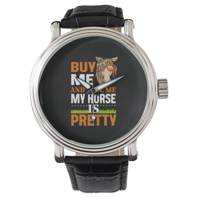 Equestrian Gift | Buy Me And Tell Me Watch (Front)