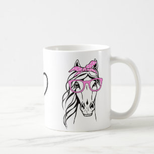 Equestrian Gift Horseback Riding Bandanna Horse Coffee Mug