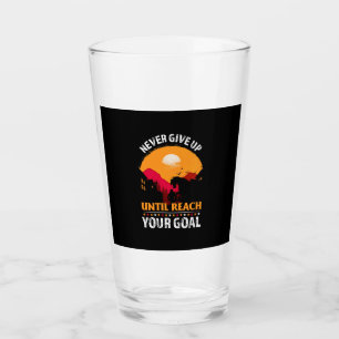 Equestrian Gift Never Give Up Until Reach Glass