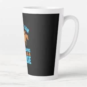 Equestrian Gift No One Can Teach Riding Latte Mug