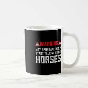 Equestrian Gifts Just A Girl Who Loves Horses Chin Coffee Mug