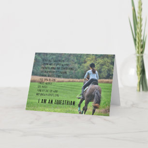 EQUESTRIAN Greeting Card