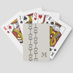 Equestrian Horse Bits Playing Cards