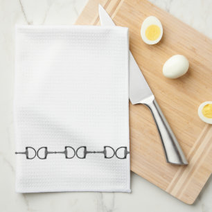 Equestrian Horse Bits Tea Towel