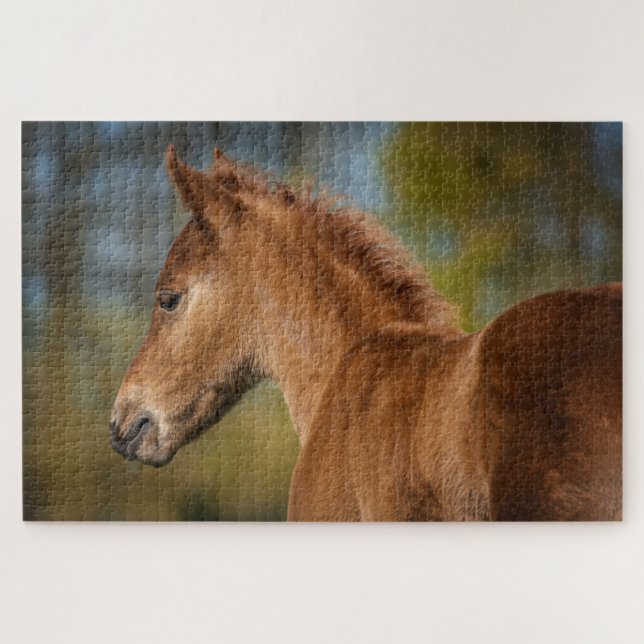 Equestrian Horse Foal Jigsaw Puzzle (Horizontal)