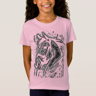 Equestrian - Horse Head - Horseback riding T-Shirt
