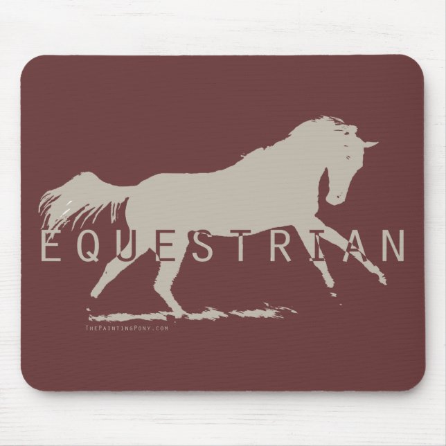 Equestrian Horse Mouse Mat (Front)
