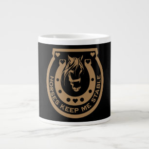Equestrian Horse Riders Large Coffee Mug