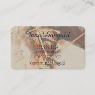 Equestrian Horse Trainor Training Business Card