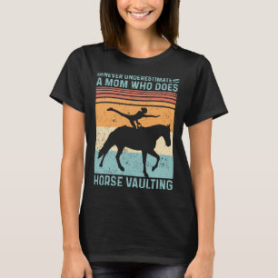 Equestrian Horse Vaulting Retro T-Shirt