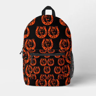 Equestrian Horseback Gift Printed Backpack