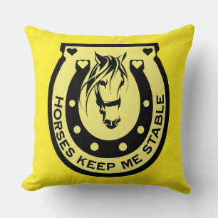 Equestrian Horseback Riders Cushion