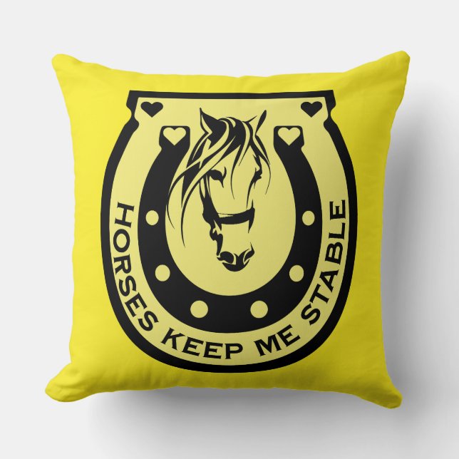 Equestrian Horseback Riders Cushion (Front)