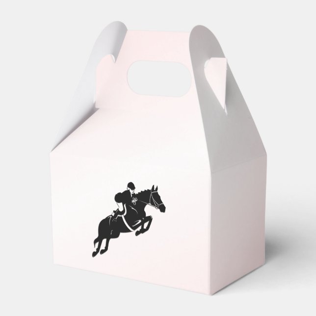 Equestrian Jumper Favour Box (Front Side)