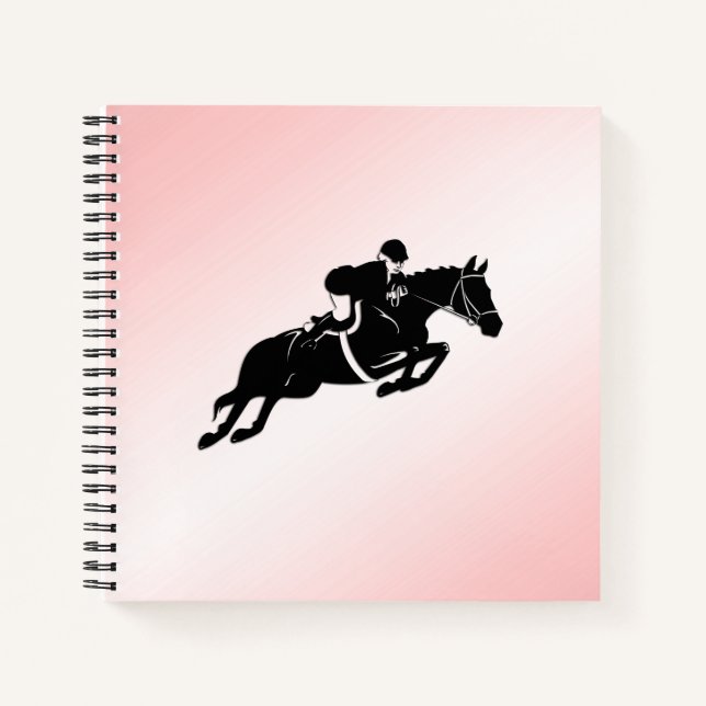 Equestrian Jumper Notebook (Front)