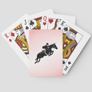 Equestrian Jumper Playing Cards