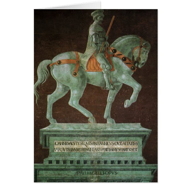 Equestrian Monument to Sir John Hawkwood, Uccello (Front)