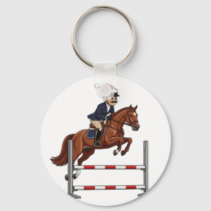 Equestrian Nutcracker Christmas 2026 Holiday Key Ring