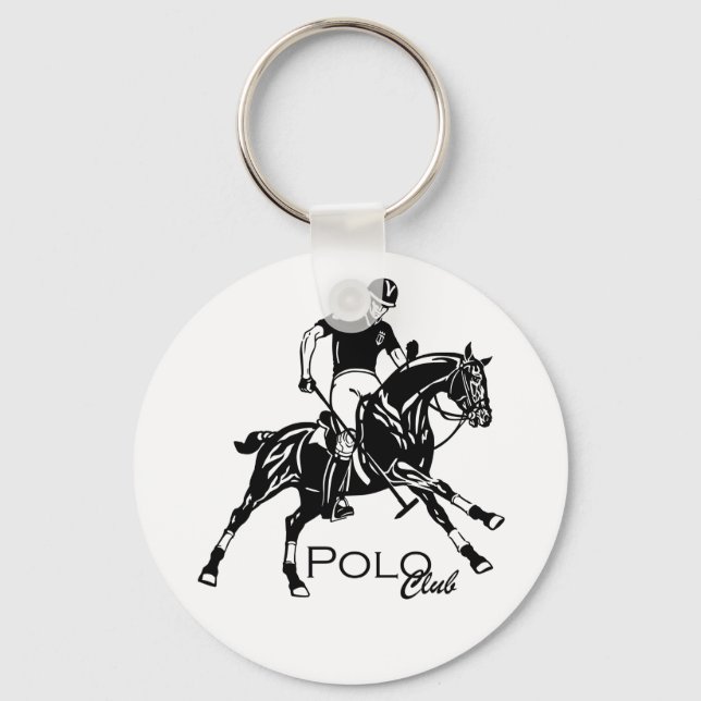 equestrian polo club key ring (Front)
