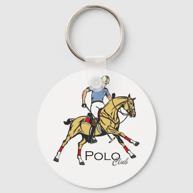 equestrian polo club key ring (Front)