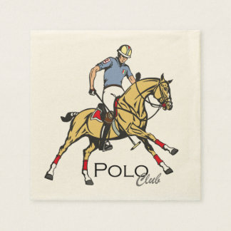 equestrian polo sport club napkin