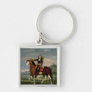 Equestrian Portrait Key Ring