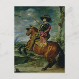 Equestrian Portrait of Don Gaspar de Guzman Postcard