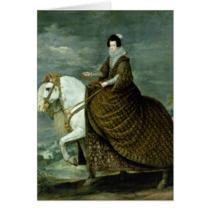 Equestrian portrait of Elisabeth de France