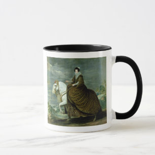 Equestrian portrait of Elisabeth de France Mug