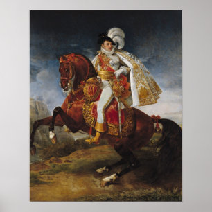 Equestrian Portrait of Jerome Bonaparte 1808 Poster