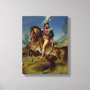 Equestrian Portrait of Joachim Murat  1812 Canvas Print