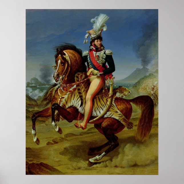 Equestrian Portrait of Joachim Murat 1812 Poster (Front)