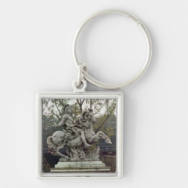 Equestrian Portrait of Louis XIV 2 Key Ring (Front)