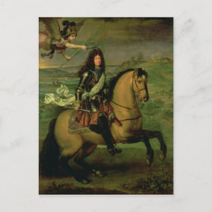 Equestrian Portrait of Louis XIV Postcard