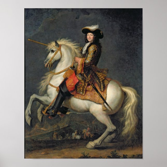 Equestrian Portrait of Louis XIV Poster (Front)