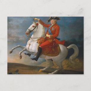 Equestrian Portrait of Louis XVI  1791 Postcard