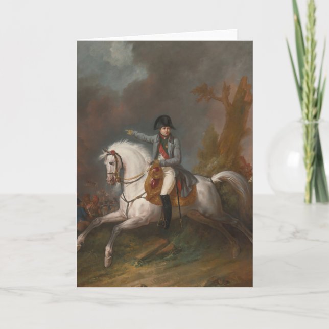 Equestrian Portrait of Napoleon Card (Front)
