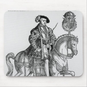 Equestrian Portrait of Philip II  of Spain Mouse Mat