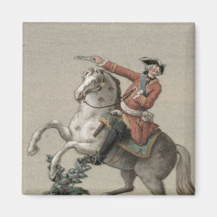 Equestrian portrait of Prince Charles Magnet