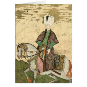 Equestrian portrait of Sultan Osman II  1618