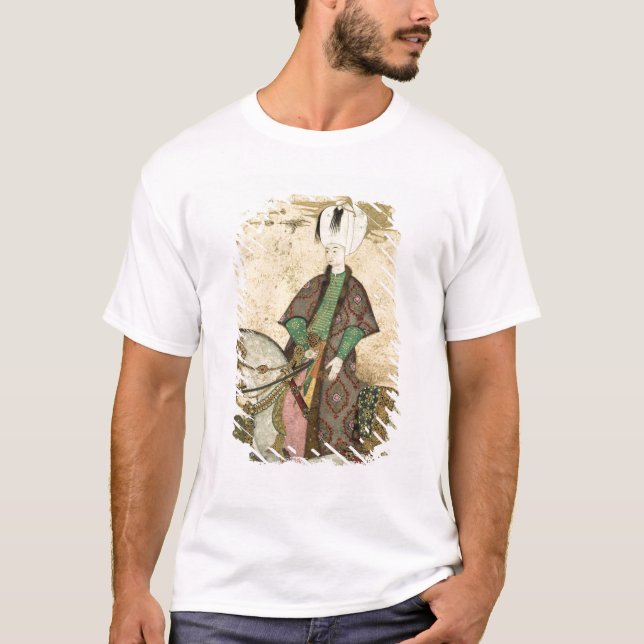 Equestrian portrait of Sultan Osman II  1618 T-Shirt (Front)