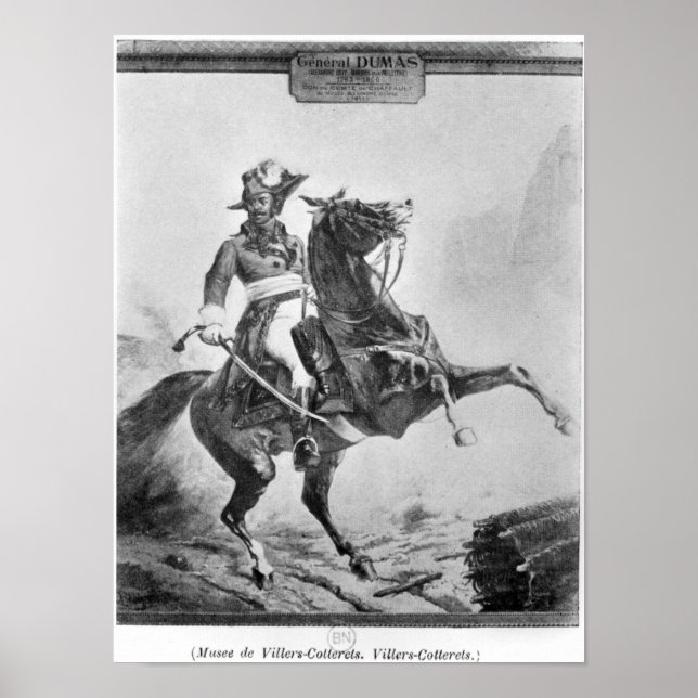 Equestrian portrait of Thomas Alexandre Poster (Front)