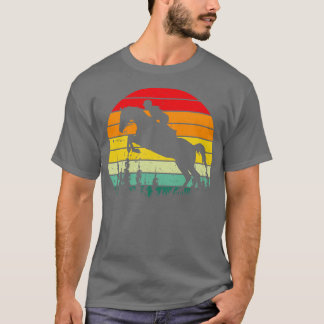 Equestrian Retro Horses Vintage Rider T-Shirt