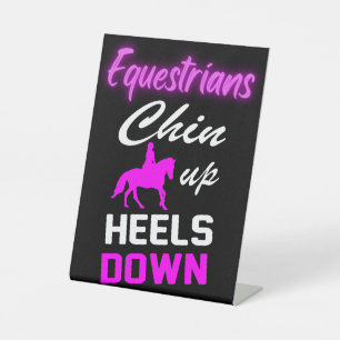 Equestrian Riding Quotes   Pedestal Sign