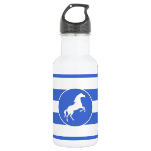 Equestrian; Royal Blue Stripes 532 Ml Water Bottle