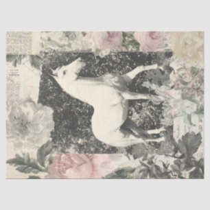 Equestrian Shabby Chic Horse Vintage Decoupage Tissue Paper