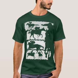 Equestrian Silhouette Horse Riding T-Shirt