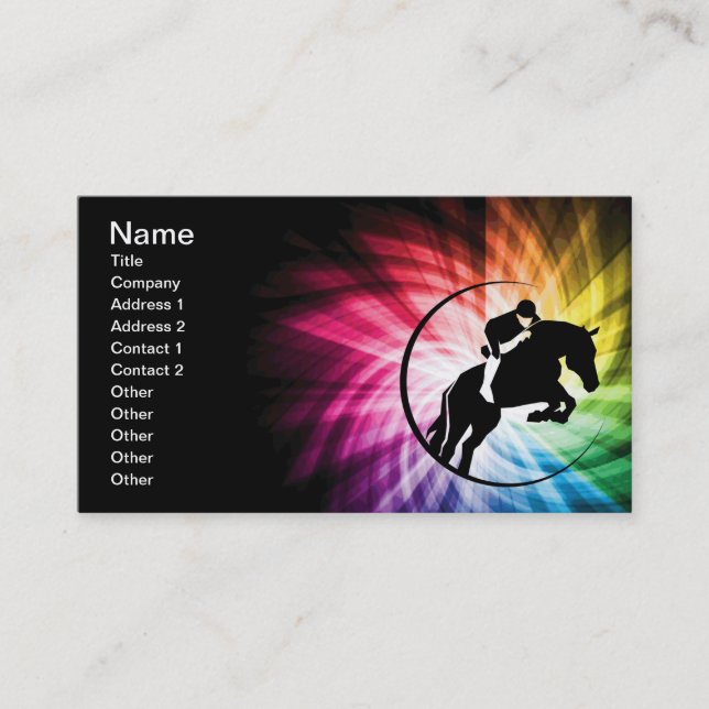 Equestrian Spectrum Business Card (Front)