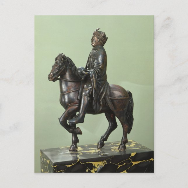 Equestrian statue of Charlemagne 2 Postcard (Front)