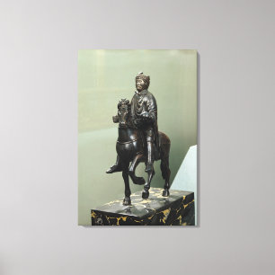 Equestrian statue of Charlemagne Canvas Print